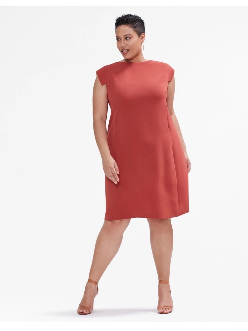 MM Lafleur The Sarah Dress in color Chili Flake Plus Size 1X